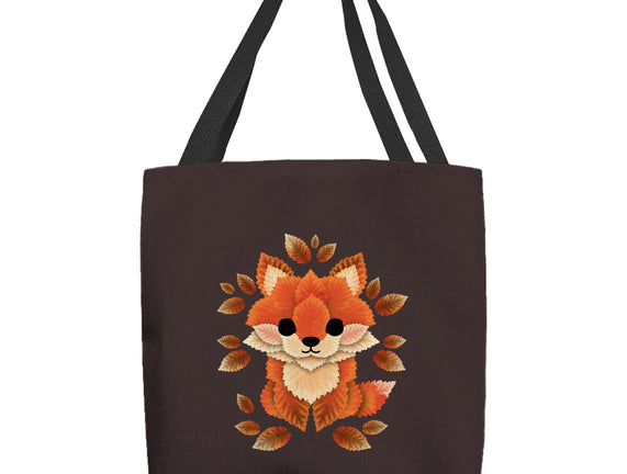 Little Fox Of Leaves