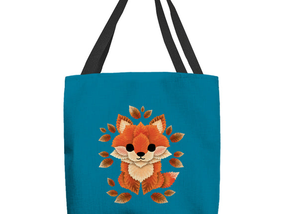 Little Fox Of Leaves