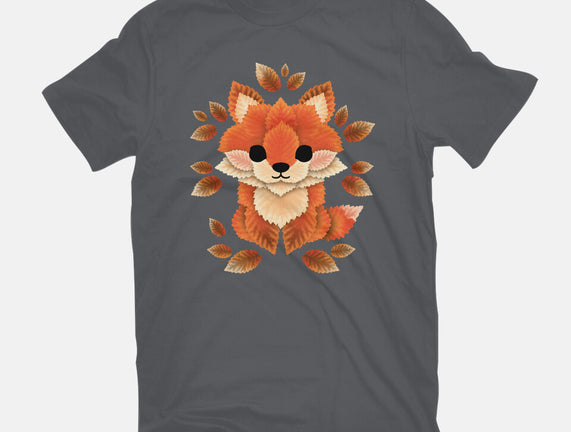 Little Fox Of Leaves