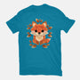 Little Fox Of Leaves-unisex basic tee-NemiMakeit