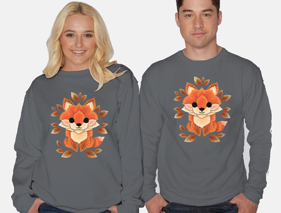 Little Fox Of Leaves