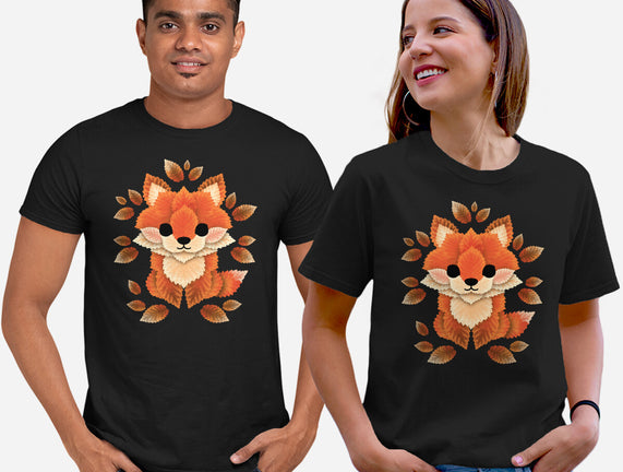 Little Fox Of Leaves