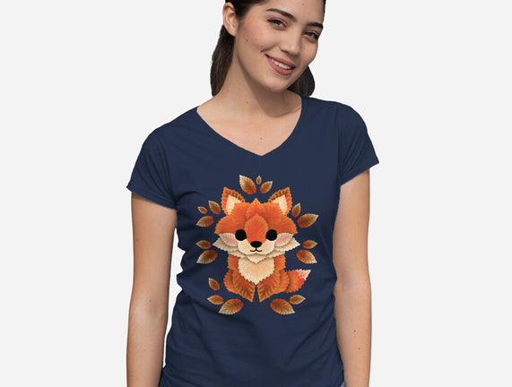 Little Fox Of Leaves