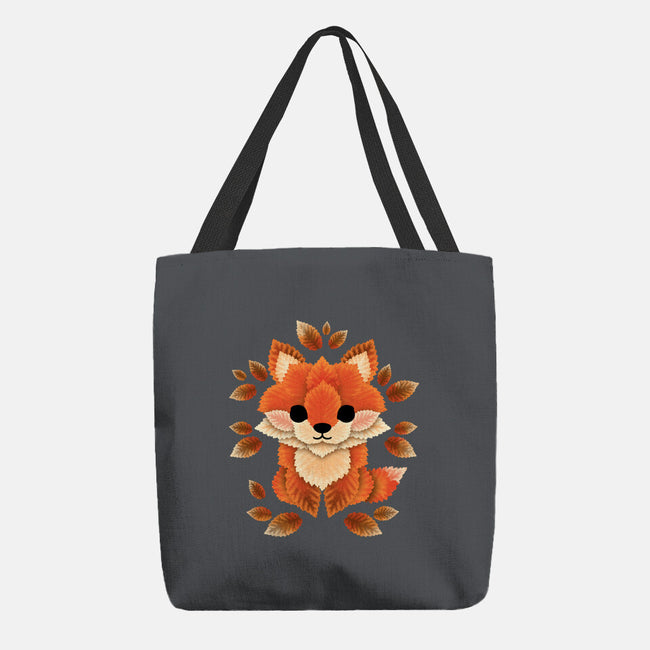 Little Fox Of Leaves-none basic tote-NemiMakeit