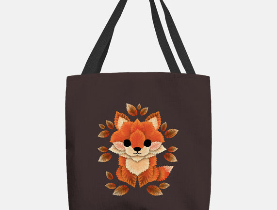 Little Fox Of Leaves
