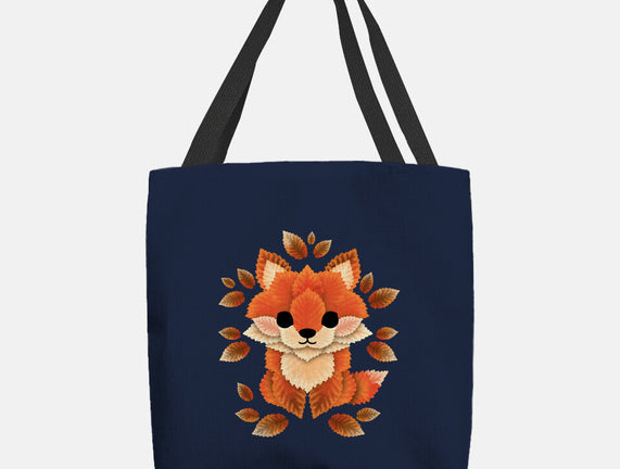 Little Fox Of Leaves