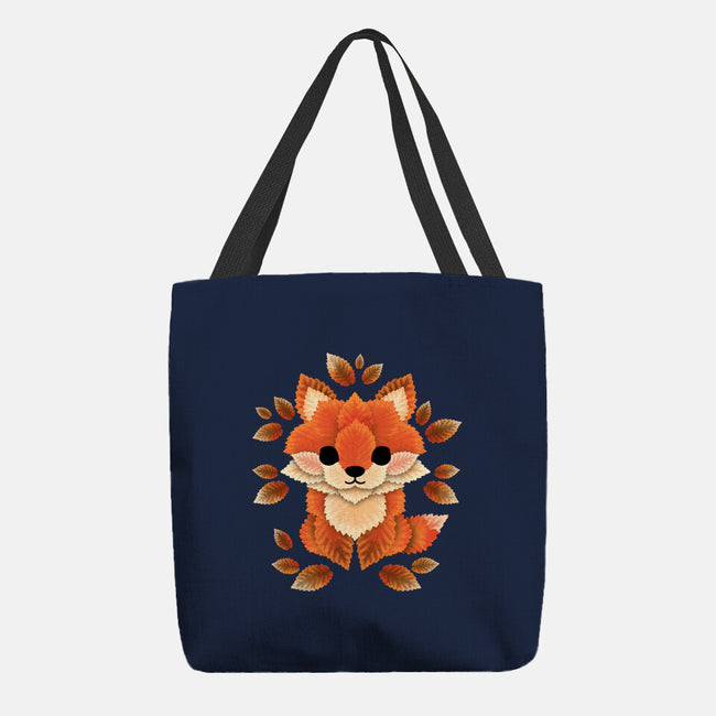 Little Fox Of Leaves-none basic tote-NemiMakeit