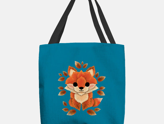 Little Fox Of Leaves