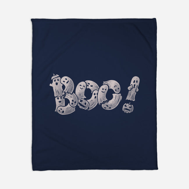 B O O!-none fleece blanket-eduely