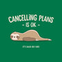 Cancelling Plans Is Ok-none stretched canvas-retrodivision