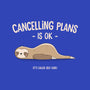 Cancelling Plans Is Ok-baby basic onesie-retrodivision