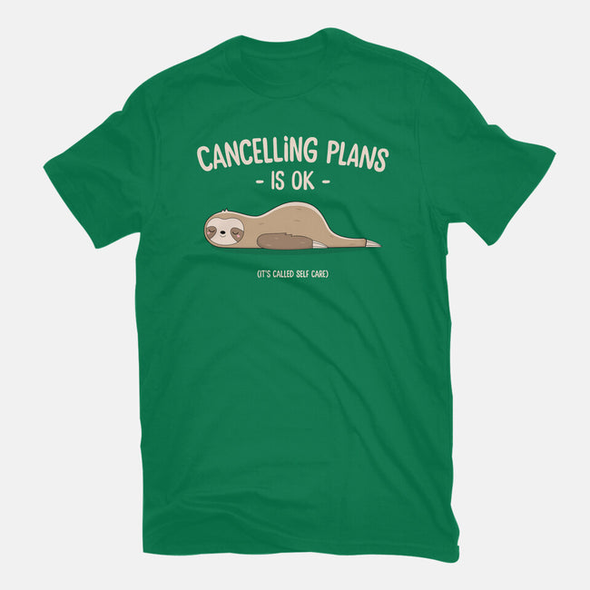 Cancelling Plans Is Ok-mens basic tee-retrodivision