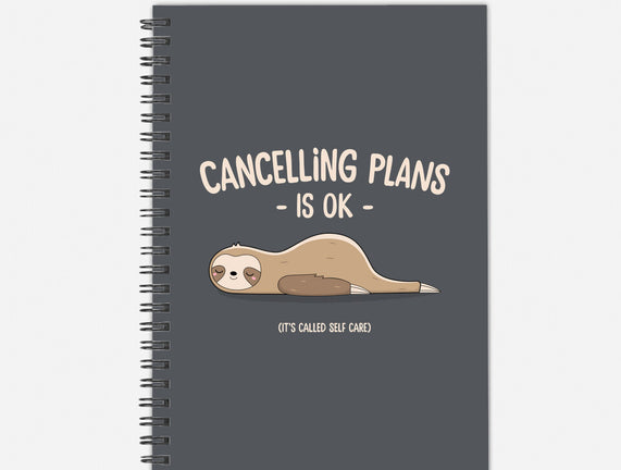 Cancelling Plans Is Ok