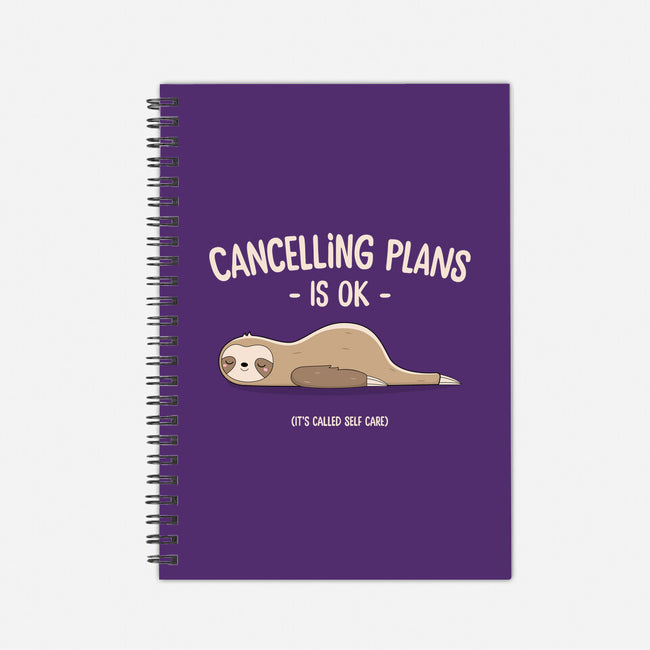 Cancelling Plans Is Ok-none dot grid notebook-retrodivision