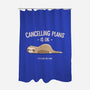 Cancelling Plans Is Ok-none polyester shower curtain-retrodivision