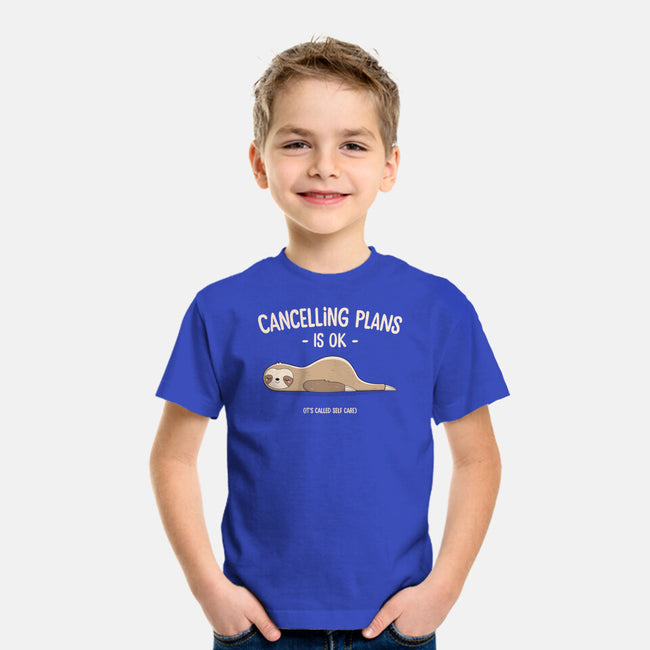 Cancelling Plans Is Ok-youth basic tee-retrodivision