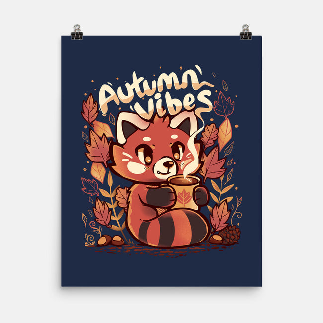Autumn Vibes-none matte poster-TechraNova