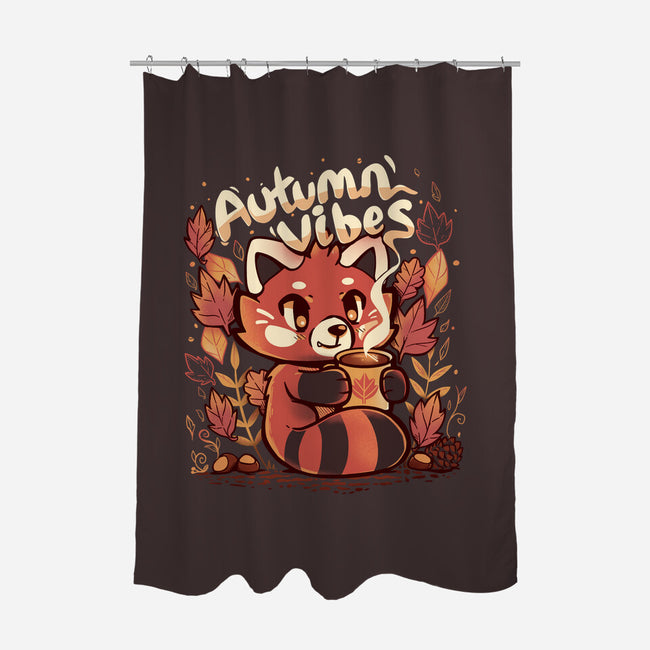Autumn Vibes-none polyester shower curtain-TechraNova