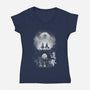 Fight For Freedom-womens v-neck tee-fanfabio