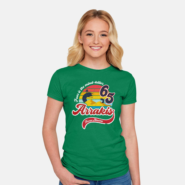 Arrakis-womens fitted tee-DrMonekers