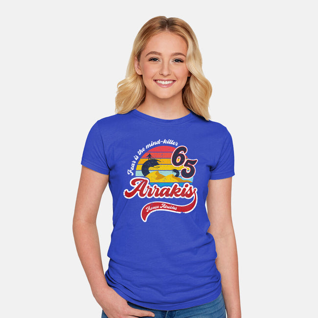 Arrakis-womens fitted tee-DrMonekers