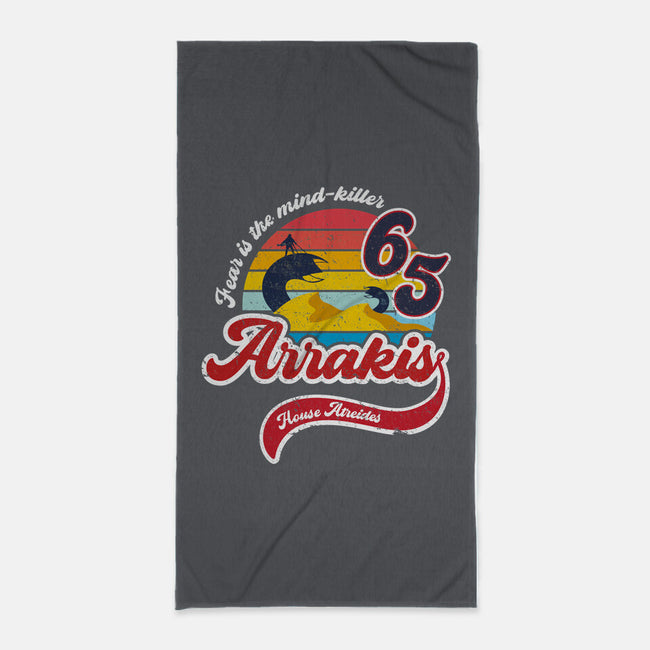 Arrakis-none beach towel-DrMonekers