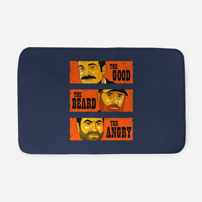 Richmond Western!-none memory foam bath mat-Raffiti