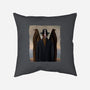Midnight Angel-none removable cover throw pillow-SeamusAran