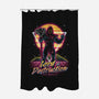 Retro Lord Of Destruction-none polyester shower curtain-Olipop