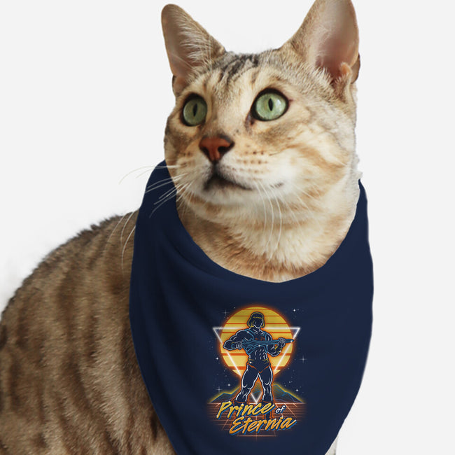 Retro Powerful Prince-cat bandana pet collar-Olipop