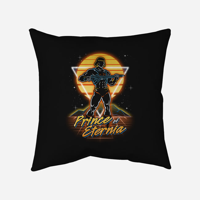 Retro Powerful Prince-none removable cover throw pillow-Olipop