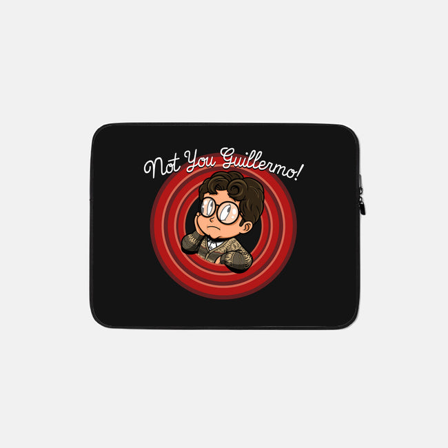 Not You Guillermo!-none zippered laptop sleeve-Boggs Nicolas