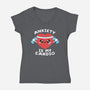 Anxiety Is My Cardio-womens v-neck tee-NemiMakeit