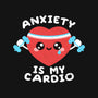 Anxiety Is My Cardio-womens basic tee-NemiMakeit