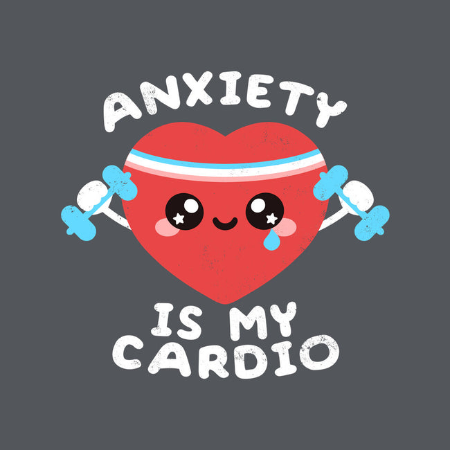 Anxiety Is My Cardio-womens basic tee-NemiMakeit