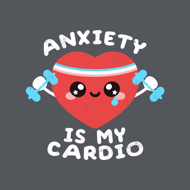 Anxiety Is My Cardio-unisex kitchen apron-NemiMakeit
