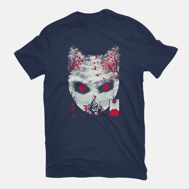 Tanjiro Mask-mens heavyweight tee-dandingeroz