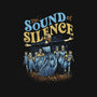 The Sound Of Silence-none memory foam bath mat-glitchygorilla