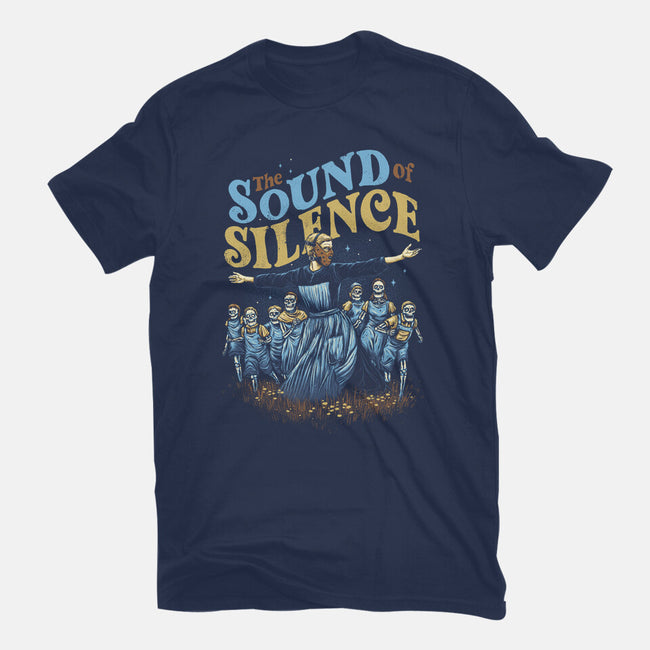 The Sound Of Silence-mens premium tee-glitchygorilla