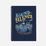 The Sound Of Silence-none dot grid notebook-glitchygorilla