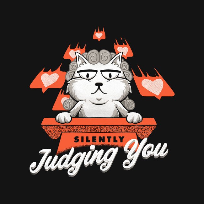 Silently Judging You-none removable cover throw pillow-zawitees