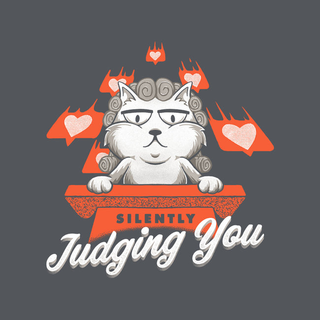 Silently Judging You-none polyester shower curtain-zawitees