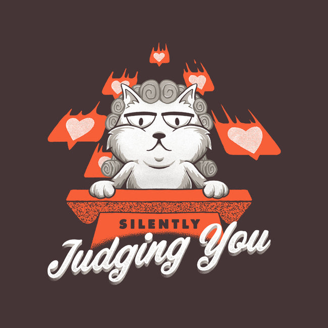 Silently Judging You-none stretched canvas-zawitees