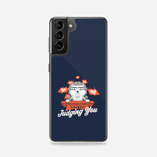 Silently Judging You-samsung snap phone case-zawitees