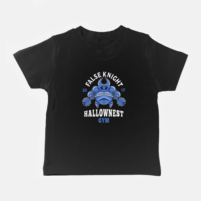 False Knight Gym-baby basic tee-Logozaste