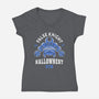 False Knight Gym-womens v-neck tee-Logozaste