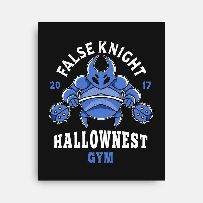 False Knight Gym-none stretched canvas-Logozaste
