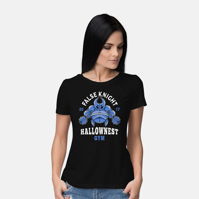 False Knight Gym-womens basic tee-Logozaste