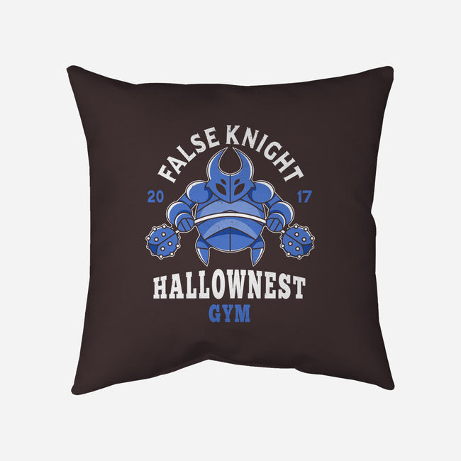 False Knight Gym-none removable cover w insert throw pillow-Logozaste