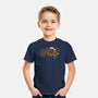 Snoopy In Flight-youth basic tee-kg07